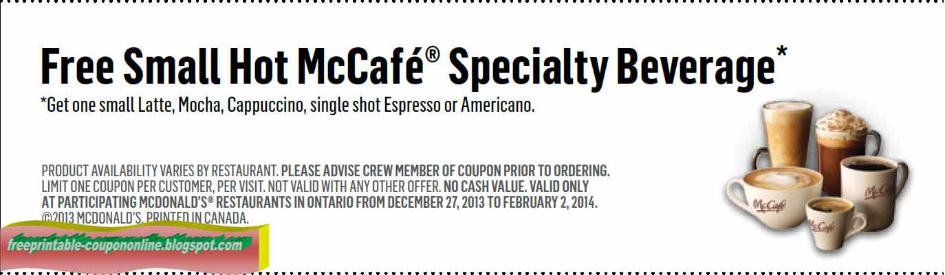 Mcdonalds coupons nz 2019