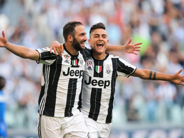 Juventus and Napoli climb on UEFA rankings - Juvelution Gonzalo Higuain and Paolo Dybala - Juvelution