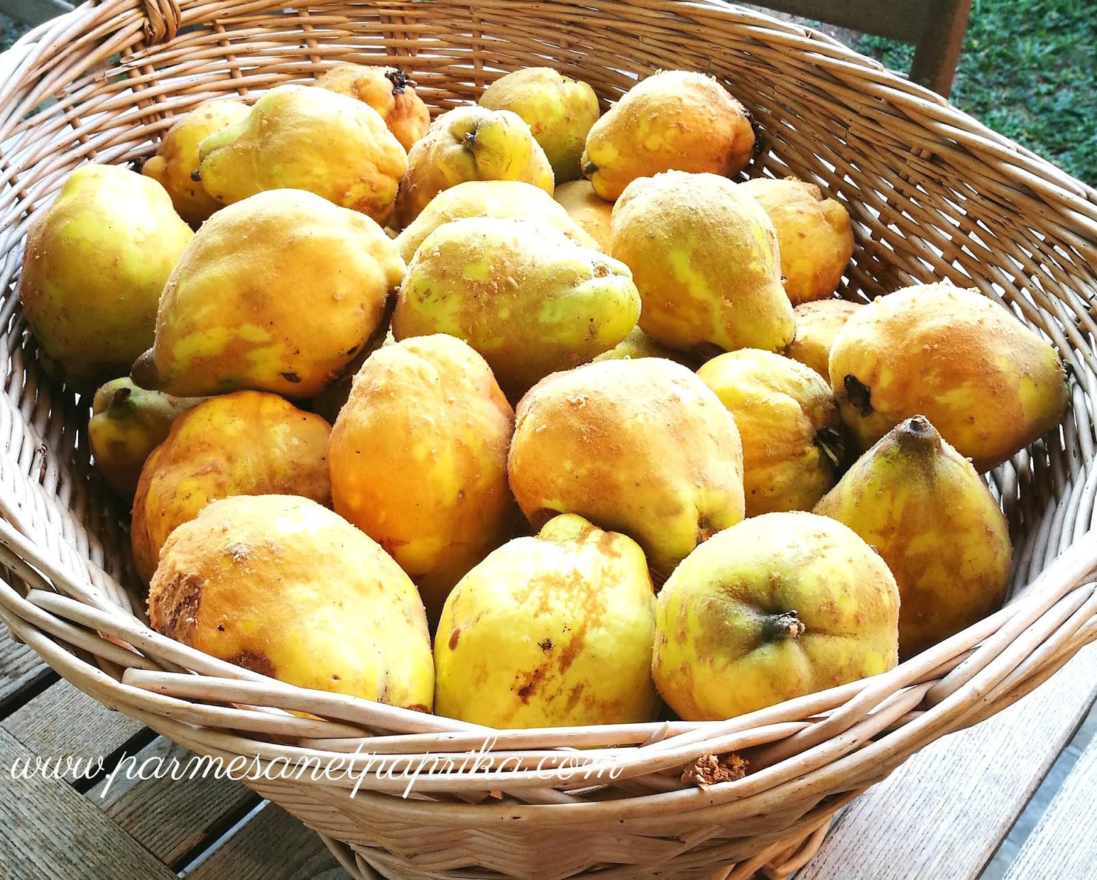 Parmesan et Paprika: Gelée de Coings avec extracteur de jus