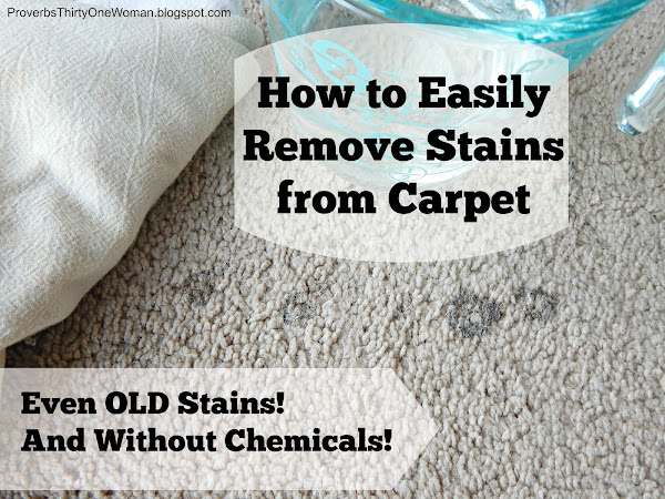 How to Easily Remove Stains from Carpet - Without Chemicals!