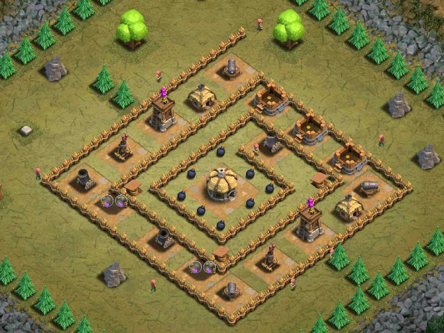 Goblin Base Clash of Clans Fool's Gold