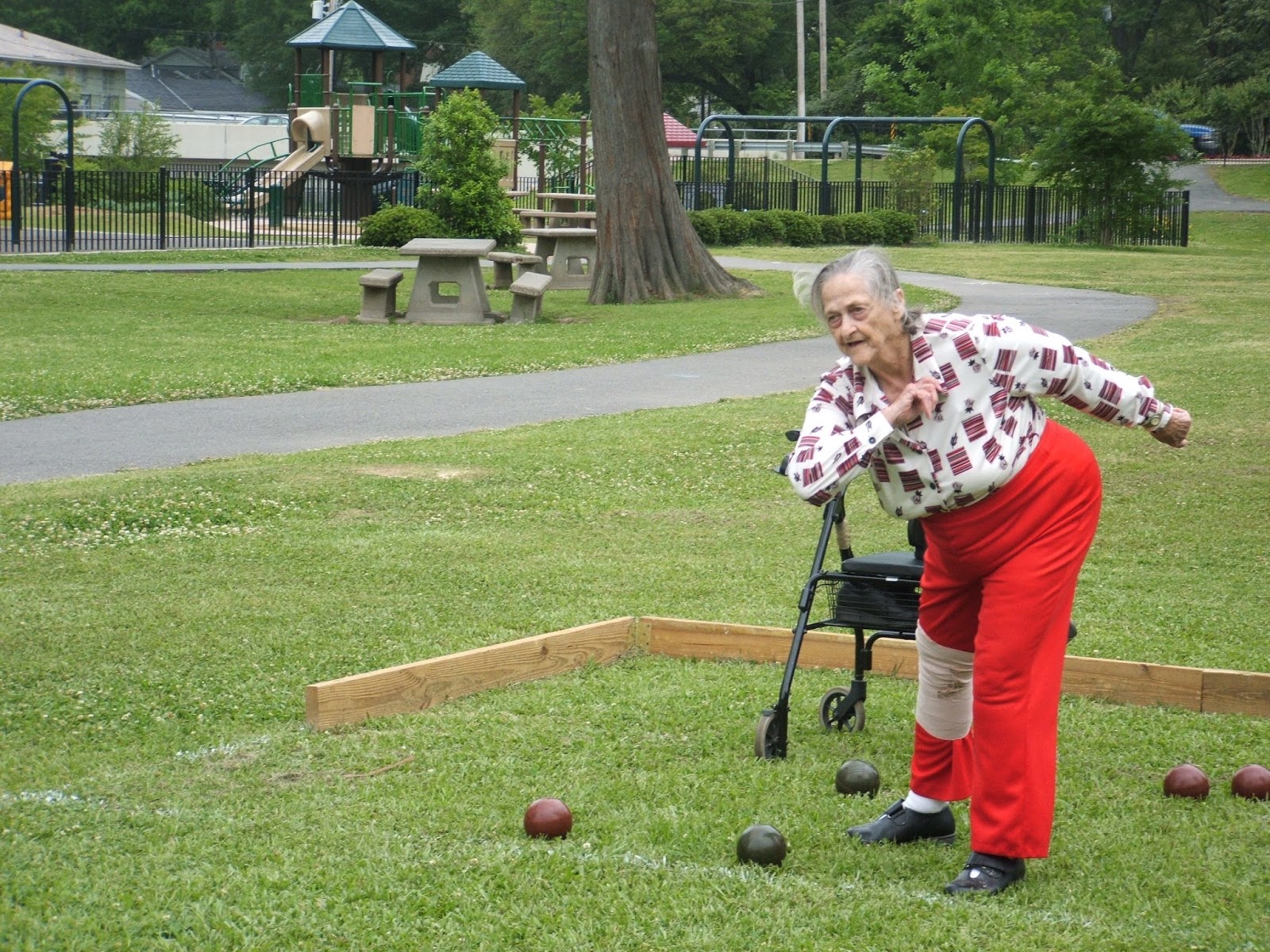 SalsMiles Curling = Bocce Ball on Ice