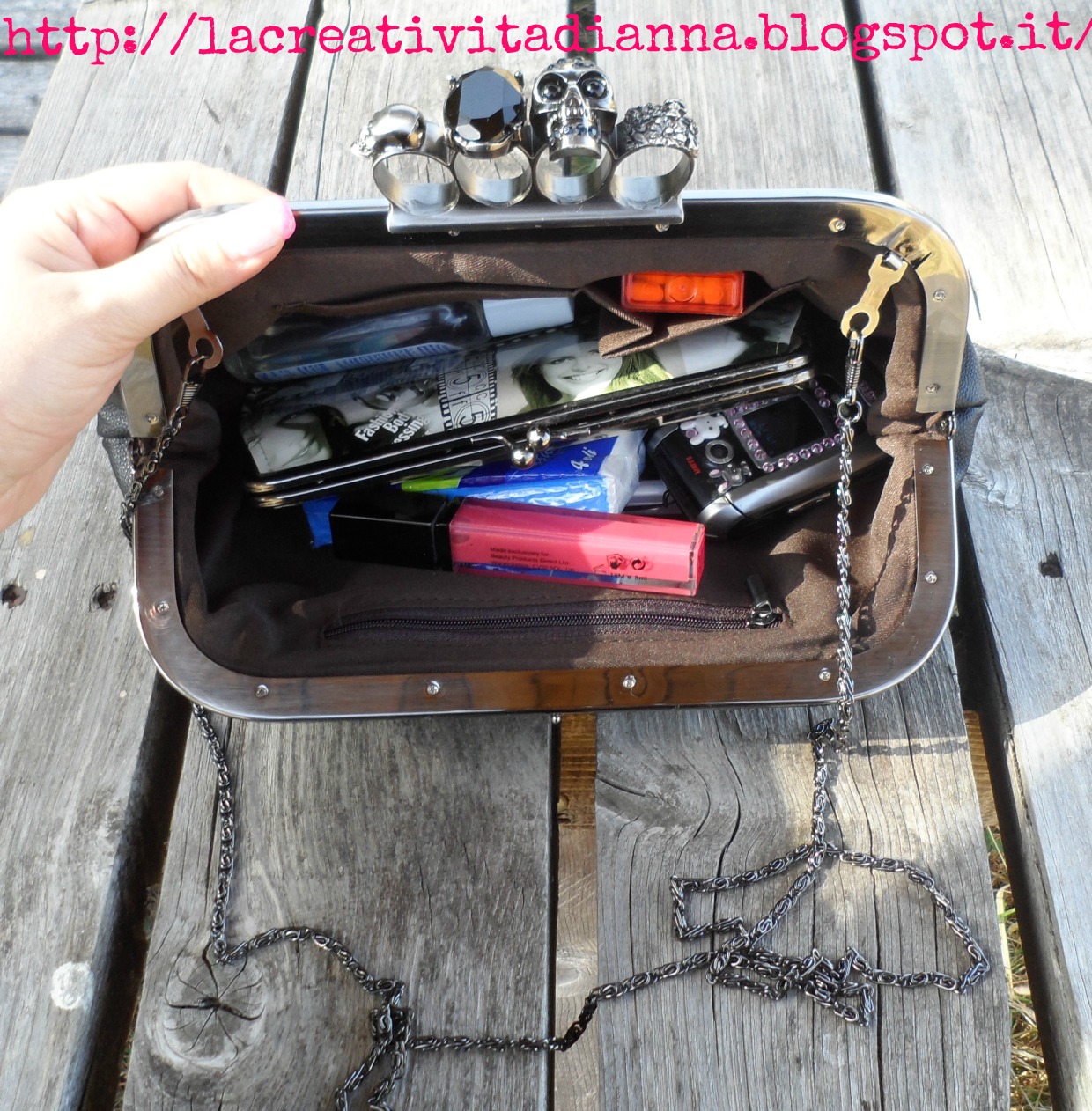 La Creatività di Anna!!! OASAP CLUTCH BAG & EARRINGS ANGEL WING.