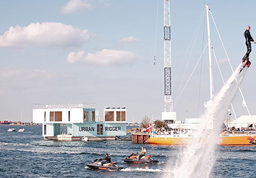 Urban Rigger - Solución flotante para residencias estudiantiles en