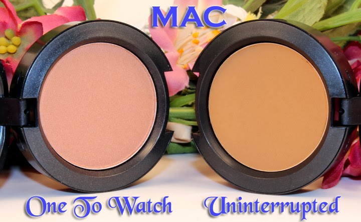 Mac One To Watch Eyeshadow & Mac Uninterrupted Eyeshadow
