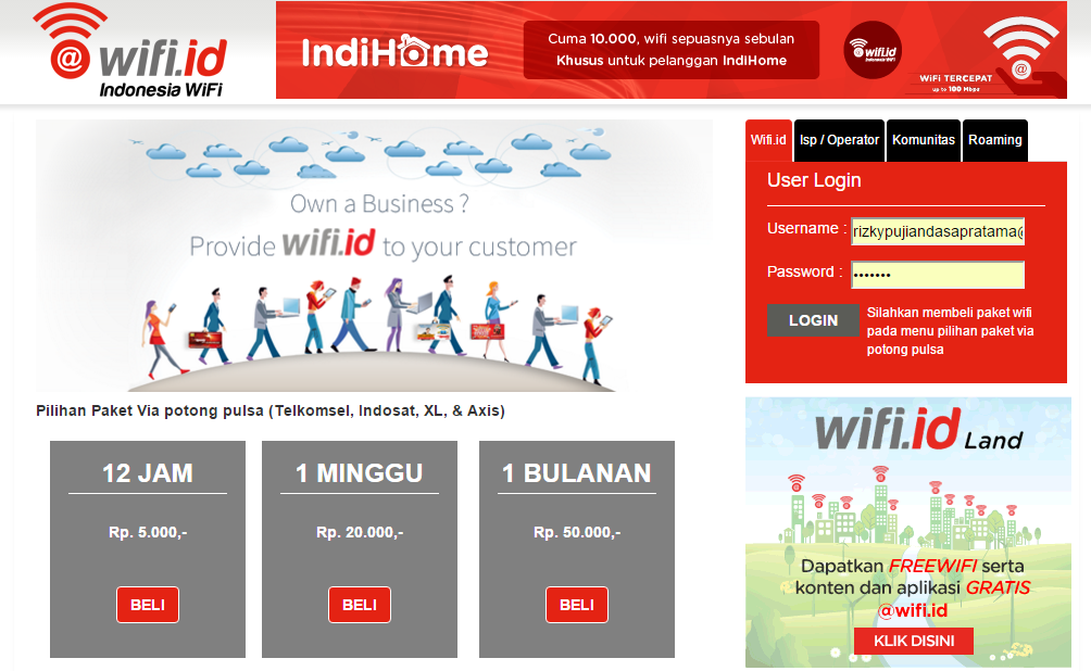 Contoh Voucher Wifi Id Contoh Karo