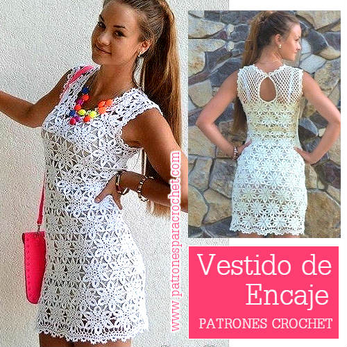 Vestido Crochet / moldes y patrones