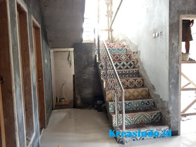 Railing Stainless pemasangan di Rumah Bpk Joshua di Bulak Barat Cipayung Depok