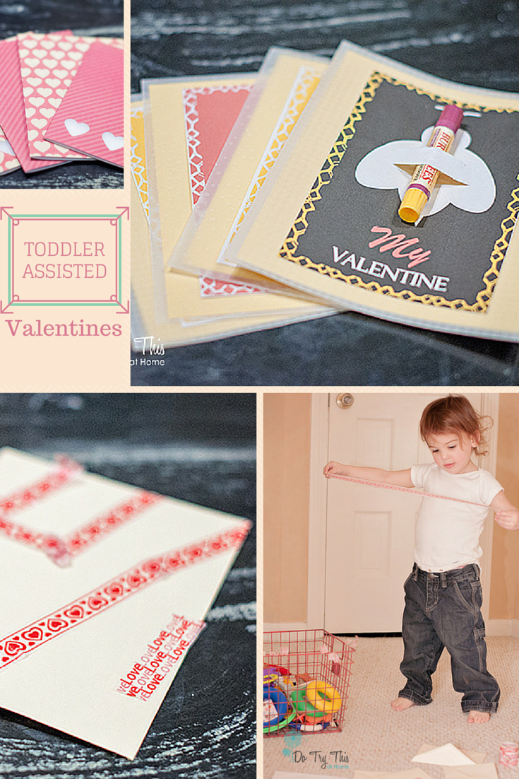 Toddler assisted valentines
