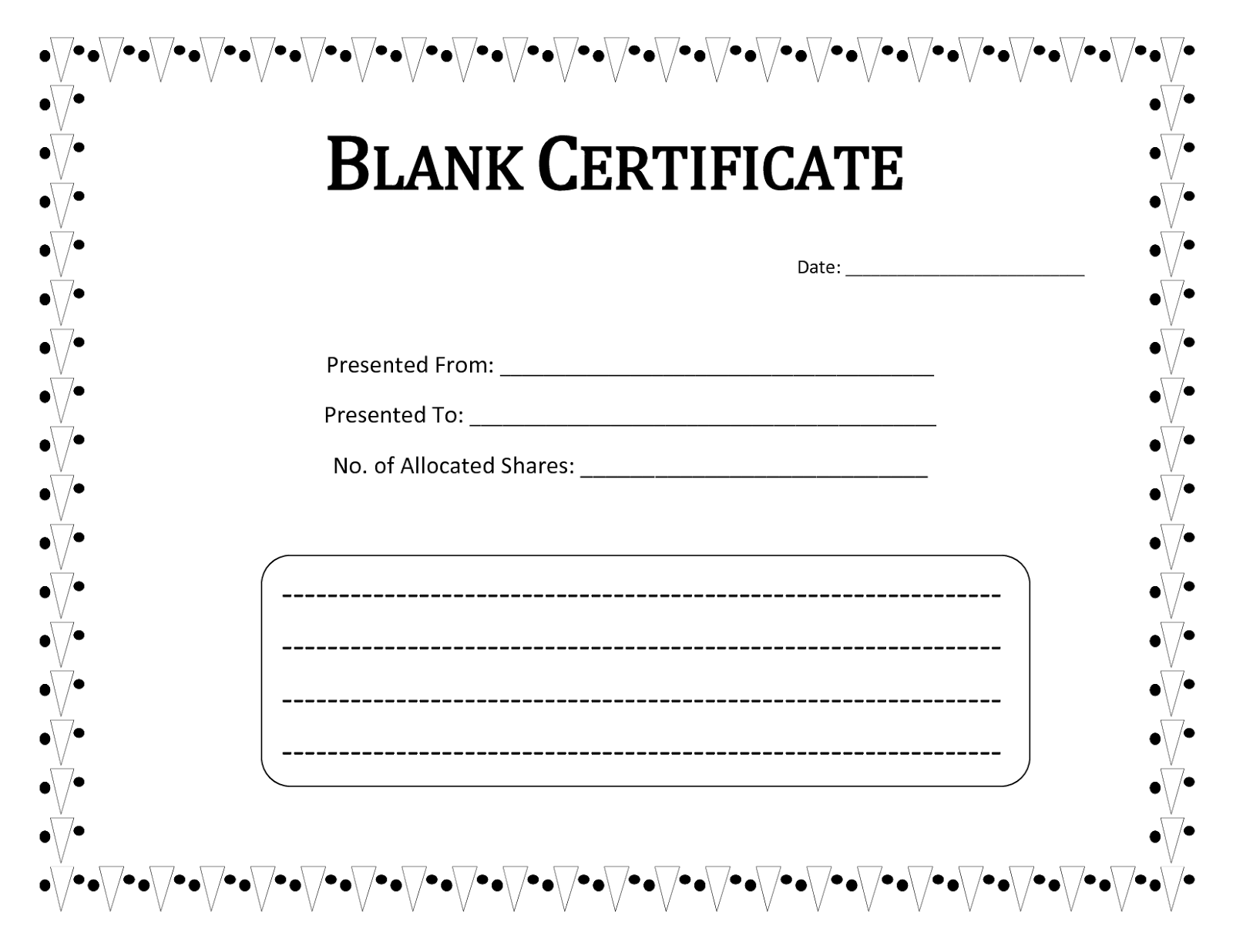 printable scholarship certificate