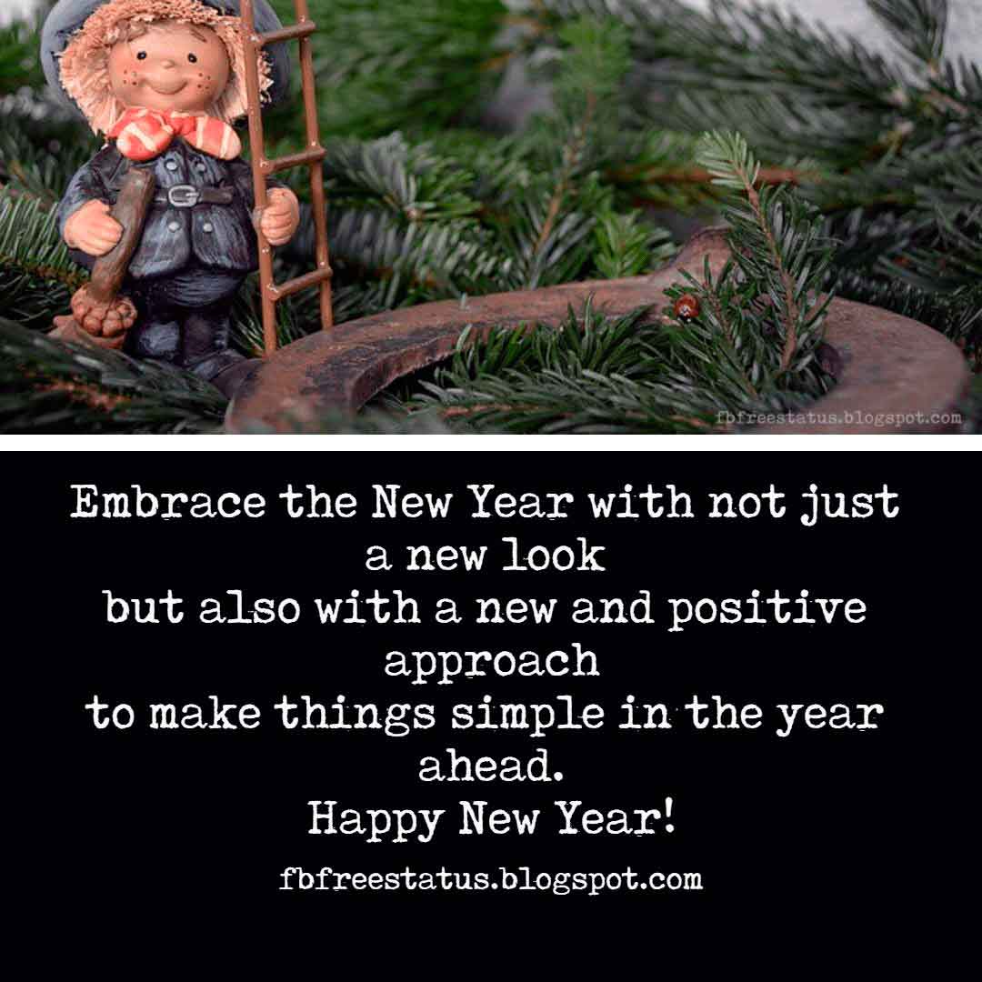 New Year Inspirational Messages Wishes With Images Pictures
