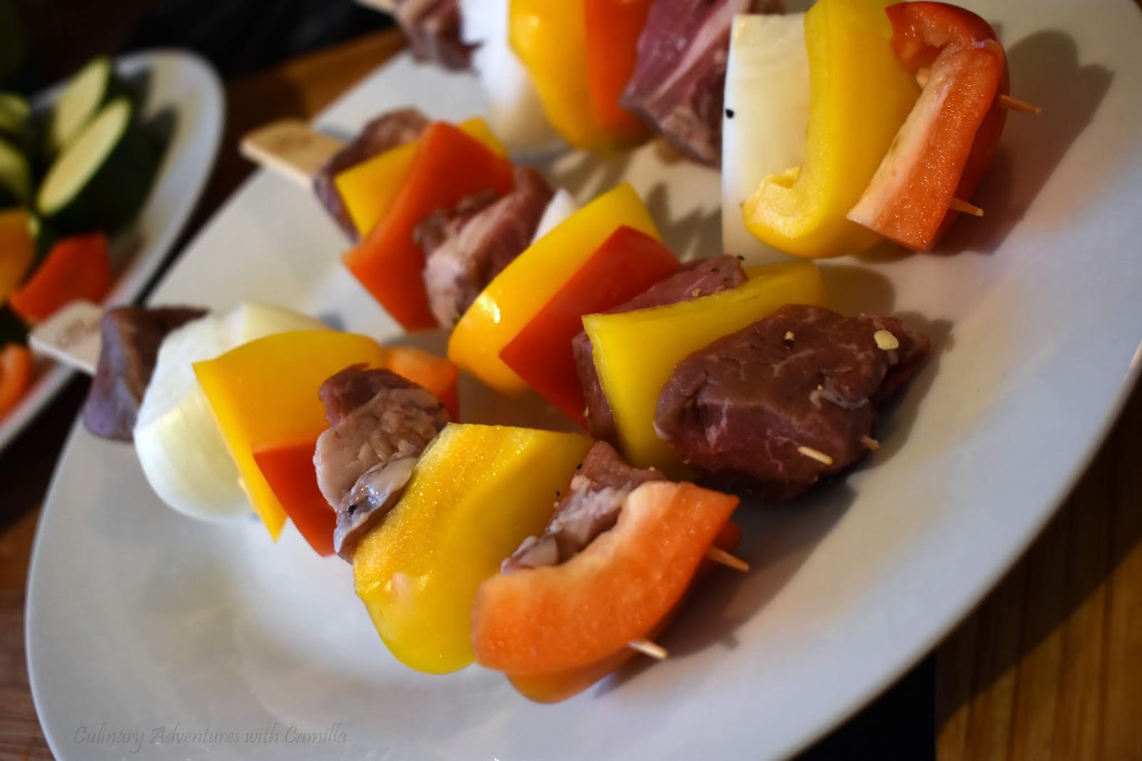 Filet Mignon Kebabs KitchenMatrixCookingProject