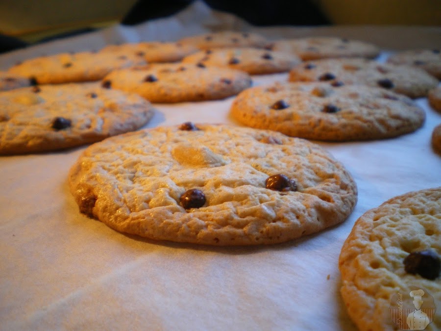 Galletas de crema de cacahuete con chocolate (Recién horneadas)