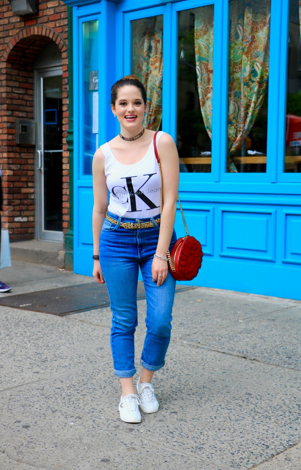 NYC fashion blogger Kathleen Harper wearing a casual weekend outfit