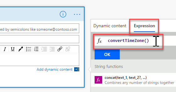 Microsoft flow convert and format datetime from sharepoint for australia