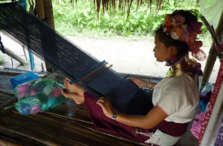 Poblado de mujeres Jirafa en Chiang Rai.