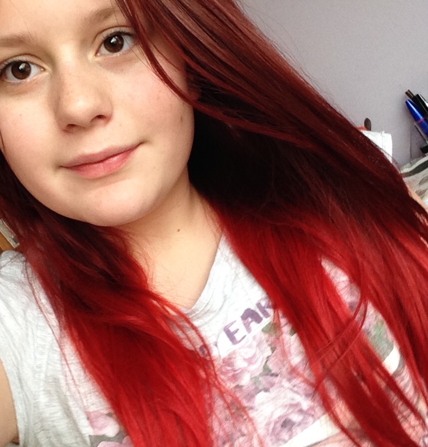 Bakkerij kleding stof Portiek Valerie Isabelle: How To Get Red Dip Dye Hair!