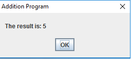 Simple Addition Program in Java