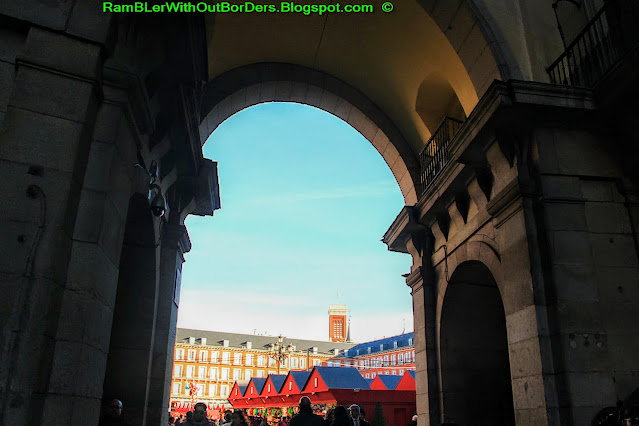 Entrance, Plaza Mayor, Madrid, Spain