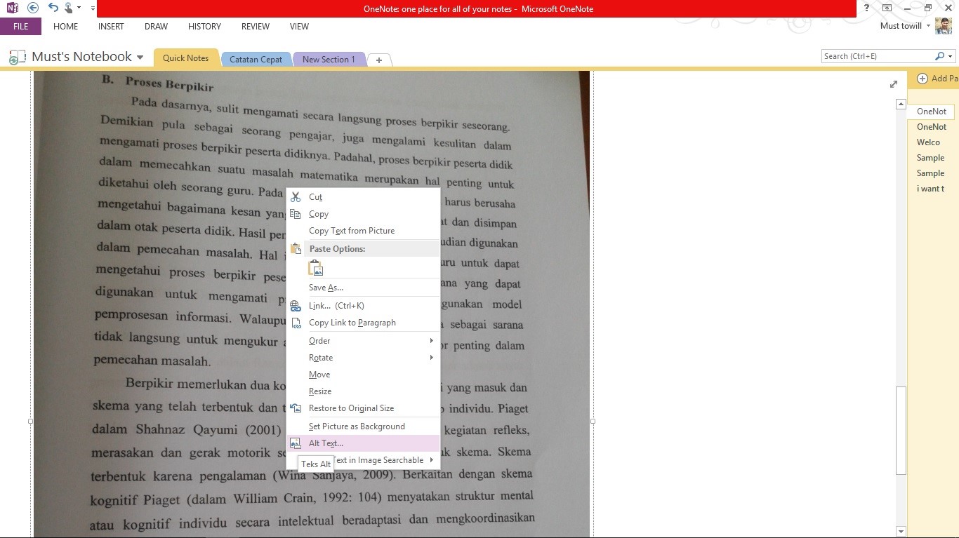 Cara Copy Paste Text Pada Gambar ~ Original Ring
