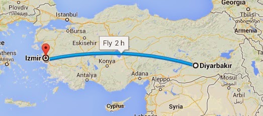 Diyarbakır'dan İzmir'e Uçakla Kaç Saatte Gidilir