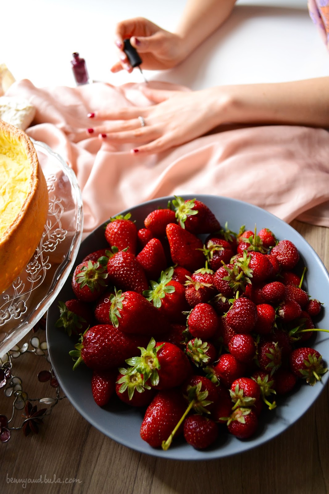 crostata fragole e crema ricetta/ strawberry cream tart recipe