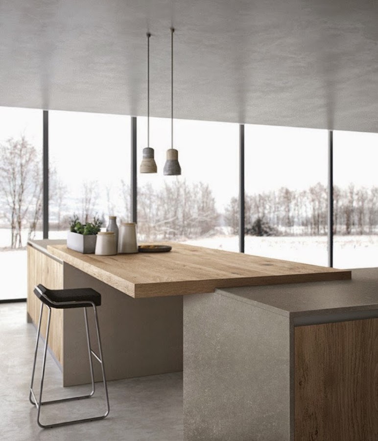 30 modelos de mesas y barras para cocinas de todos los estilos | Decoración