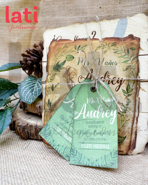 Latí Momentos Invitación XV bosque encantado