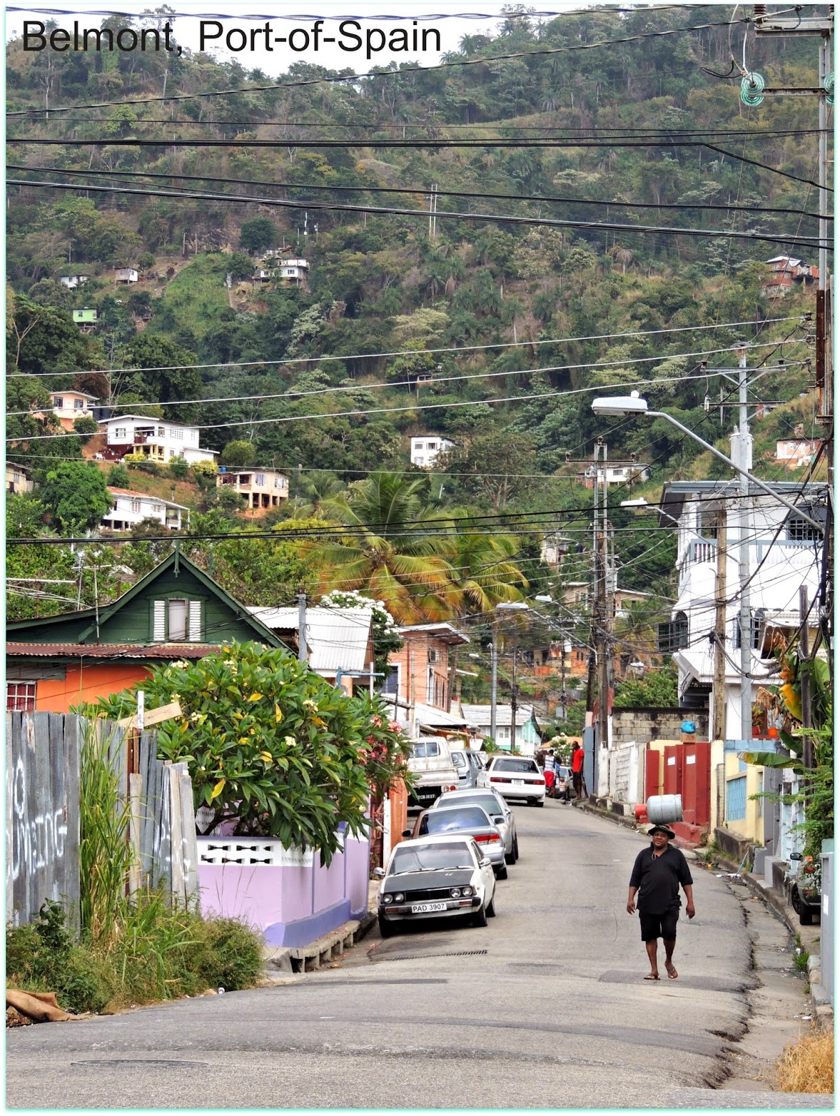 Urban housing in the capital of Trinidad
