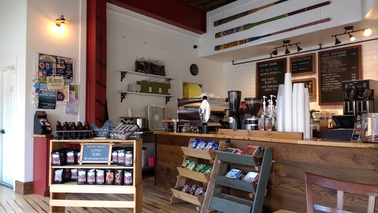 Kentucky Travels The Red Roaster Coffee and Eatery in Madison Indiana