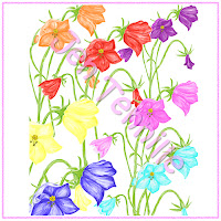 Digital Art - Flower Variations Digital Art by Jen Tennille Illustration and Design.