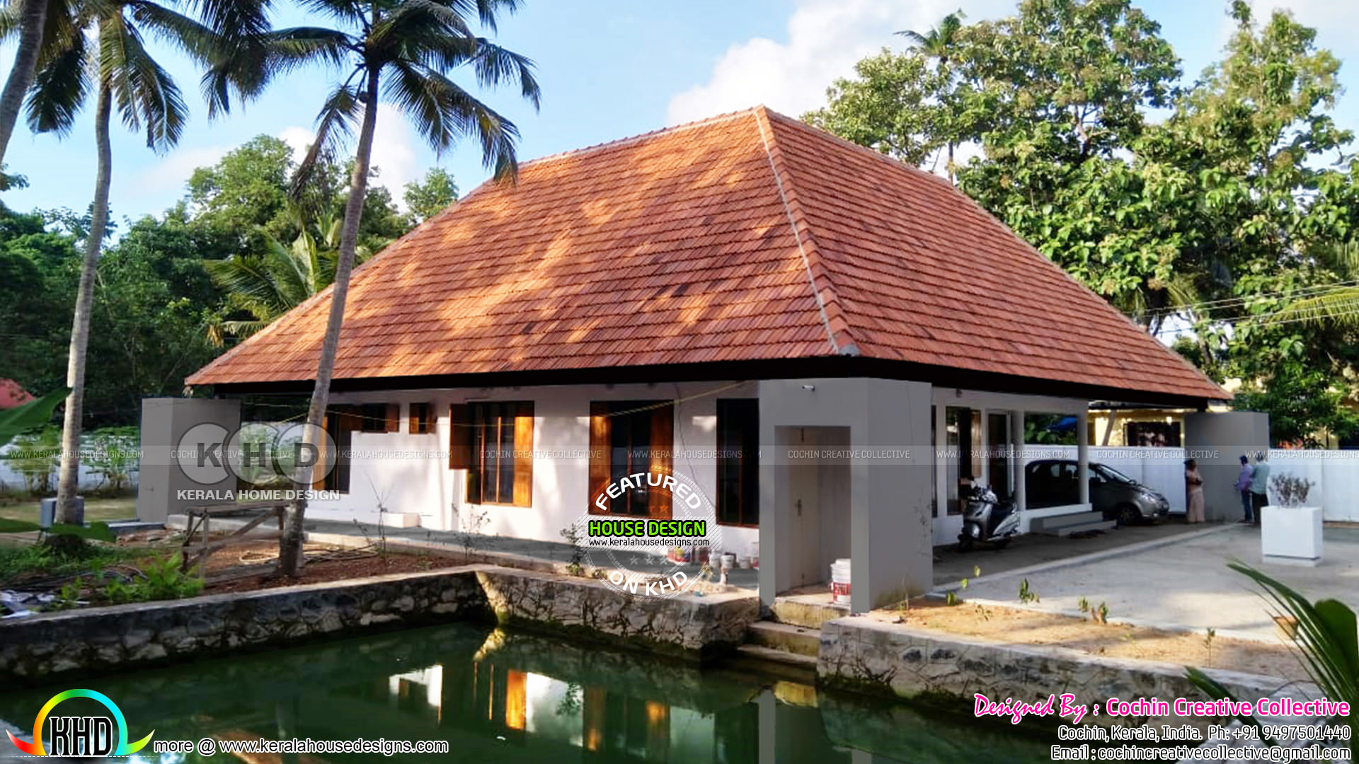 1800 Sq Ft 3 Bedroom Sloping Roof House Kerala Home Design