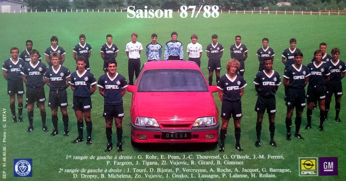 GIRONDINS de BORDEAUX 198788.