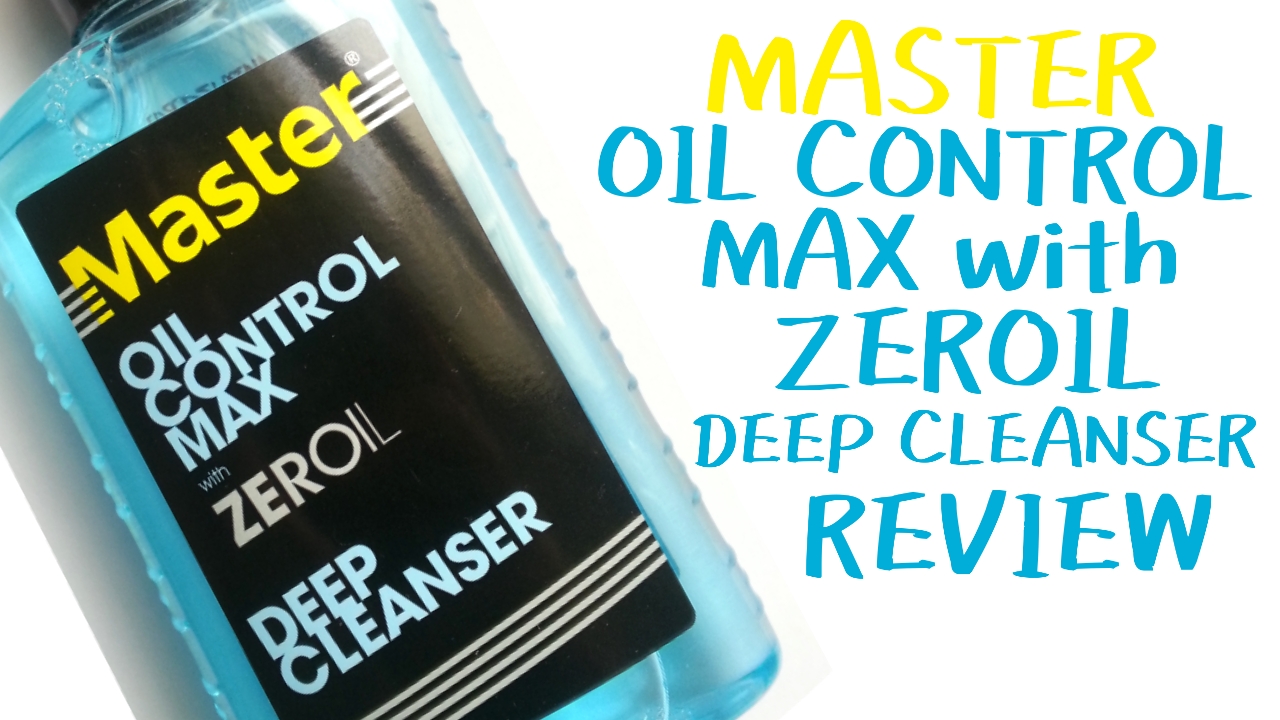 Master Oil Control Max Deep Cleanser Toner Review FISHMEATDIE