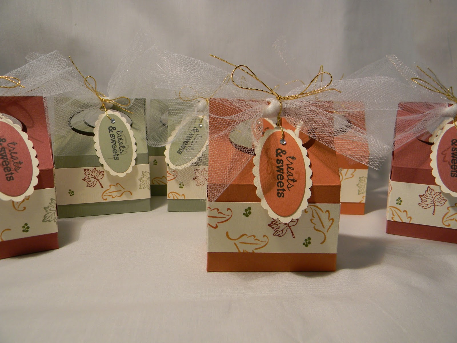 Marcia's Stampin' Pad Fall Treat Boxes