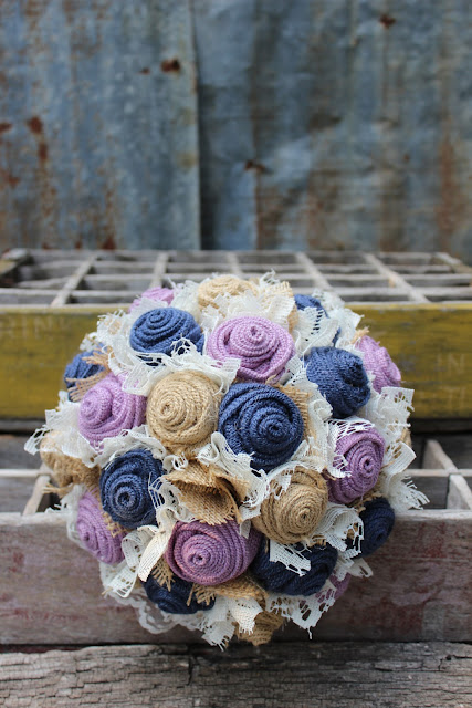 navy and lavender wedding