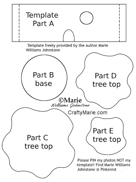 Printable free template pattern design to stitch a fairy house
