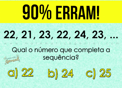 Desafio: Qual o número que completa a sequência?