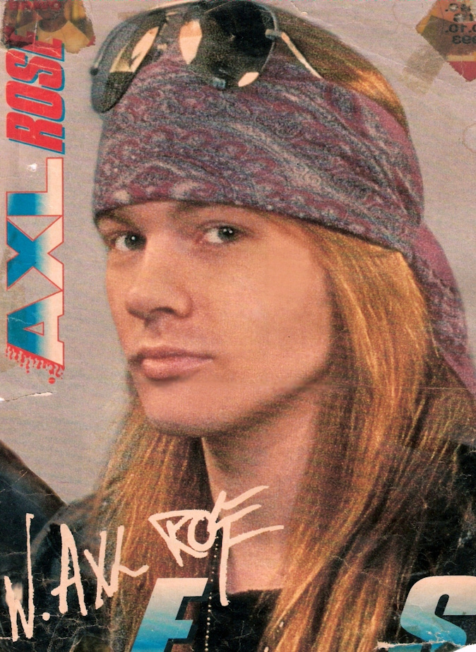 Guns and roses Axl Rose(Cantante de Guns And Roses)
