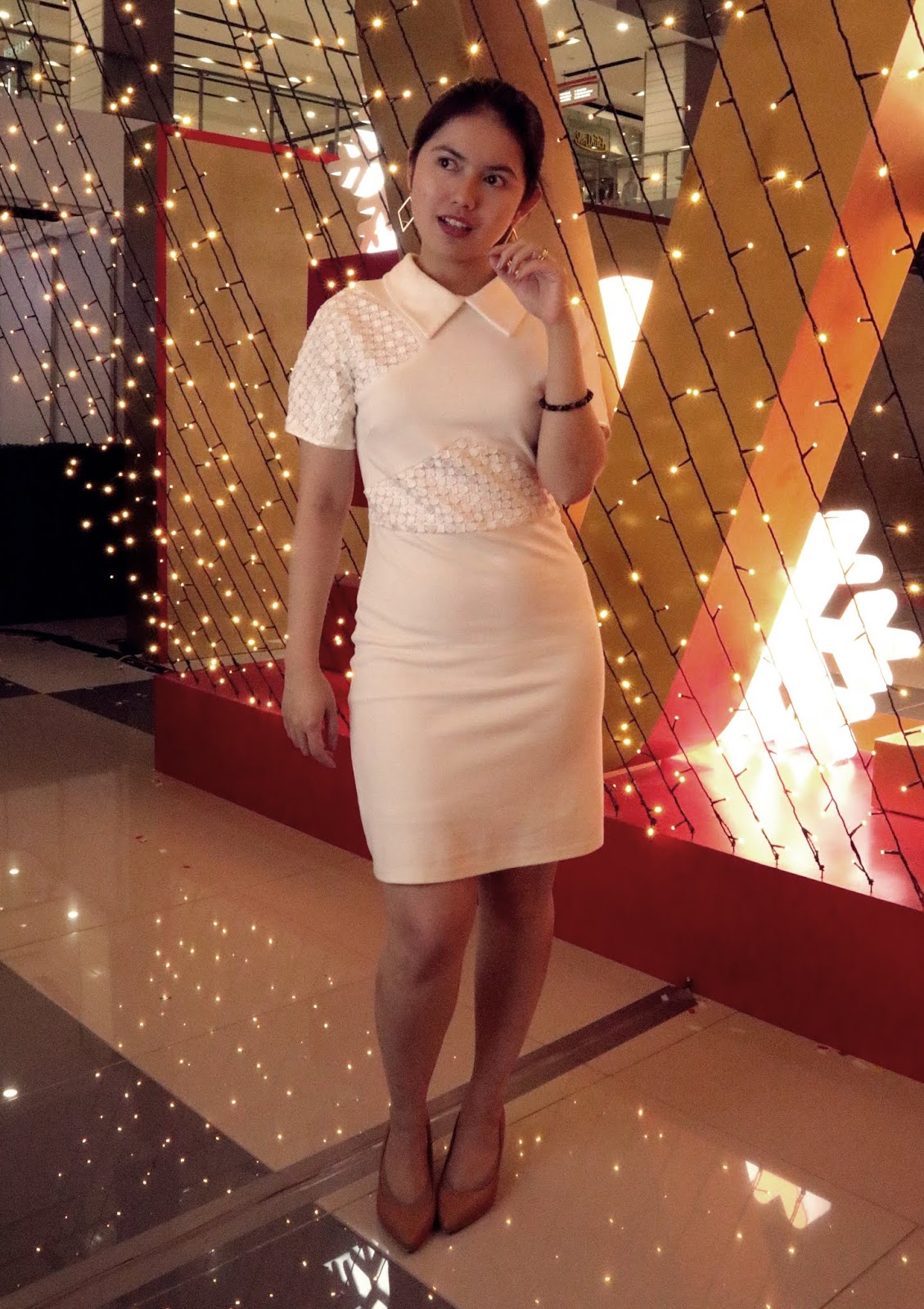 white dress sm department store