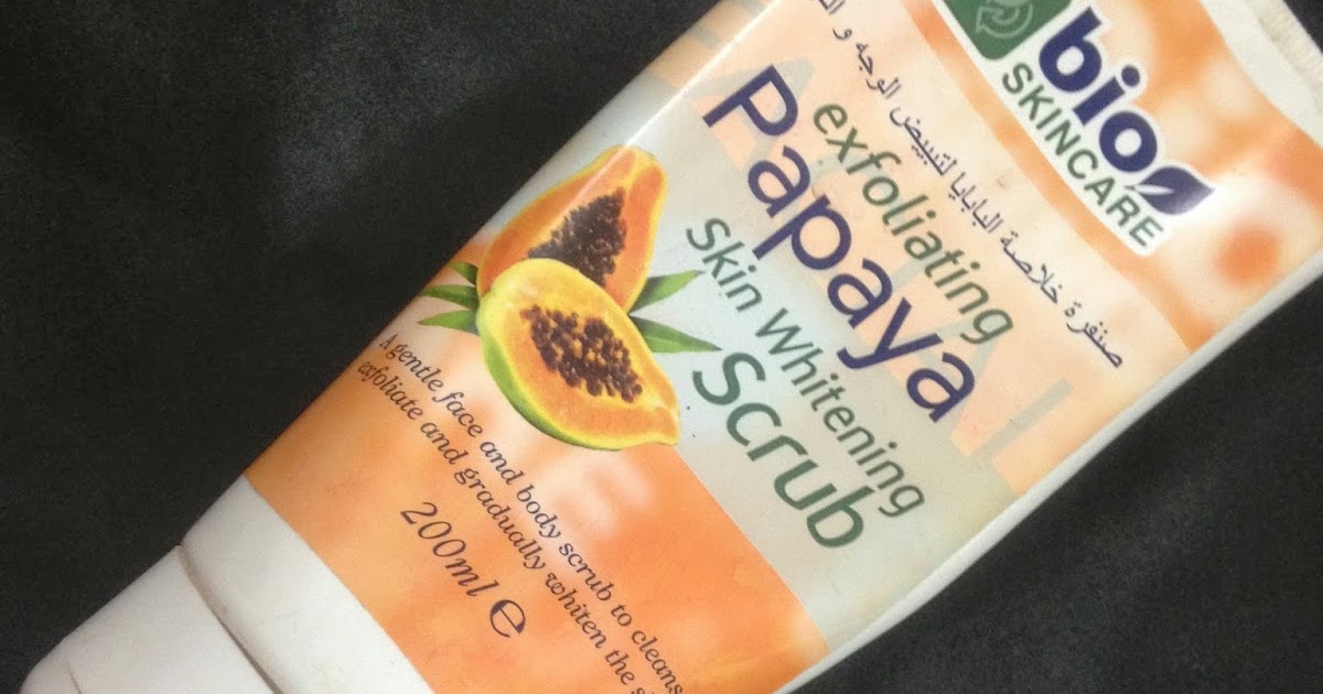 papaya scrub at home