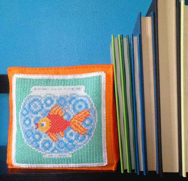 KBB Crafts & Stitches: Groovy Goldfish Beanbag Bookend