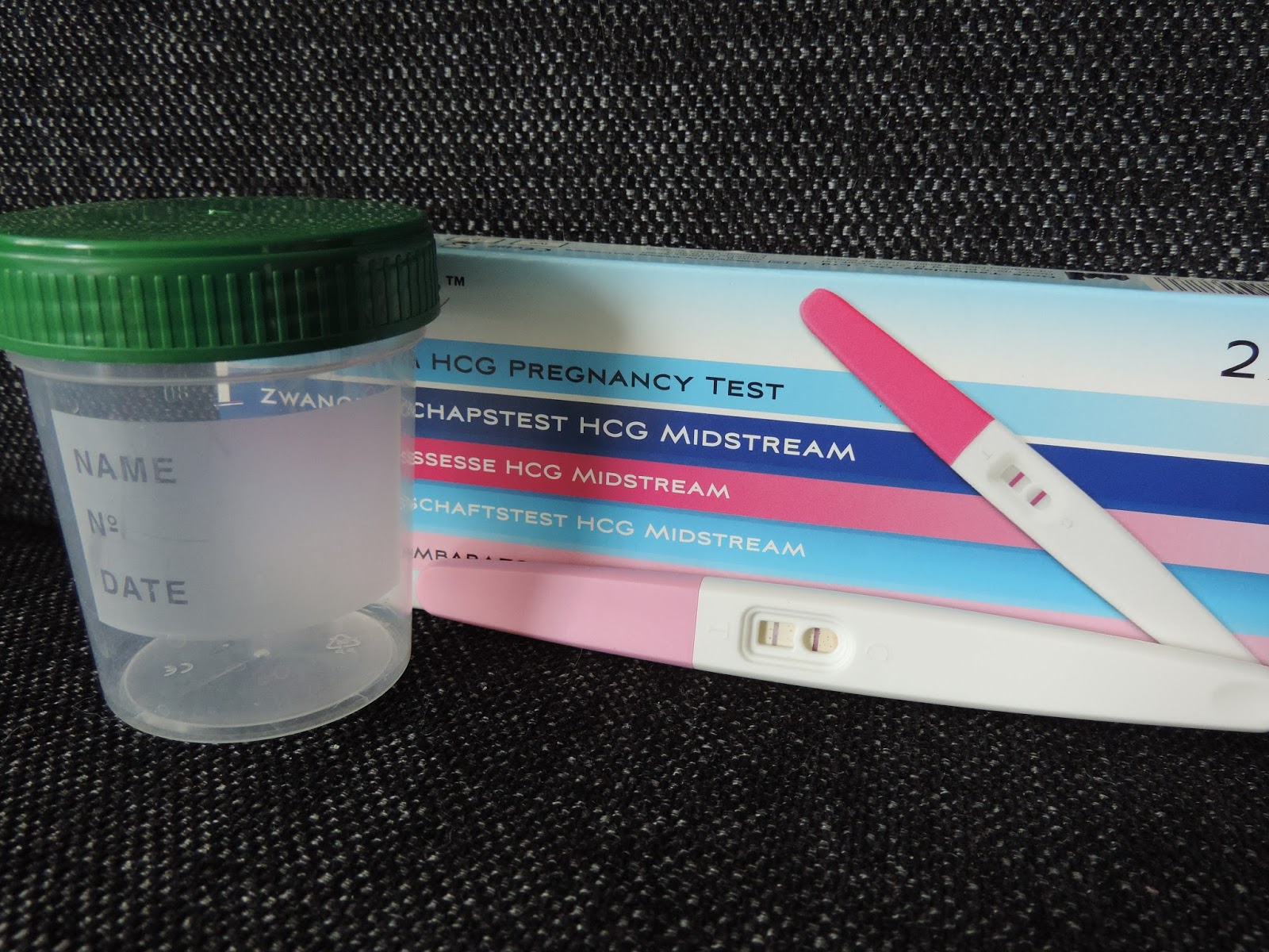 Mijn leven in beeld De positieve zwangerschap test!