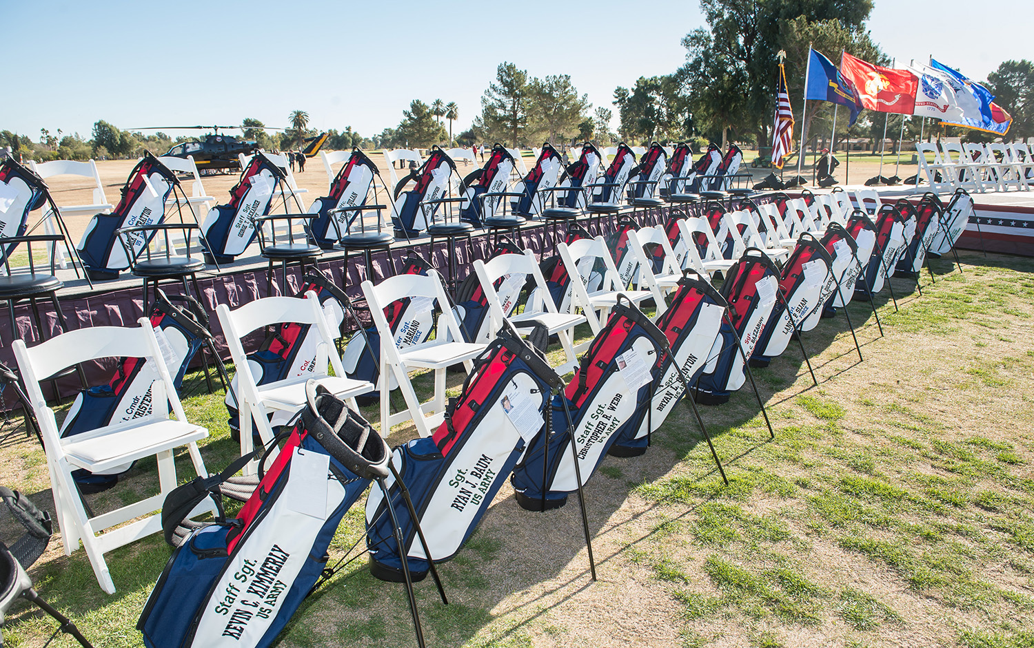 American Golfer Golfers Golf Bags At Patriot All America The Collegiate Golfers Paring In This Year S Patriot All America Invitational To Be Played December 27 31 At Wigwam Golf Club Litchfield Park