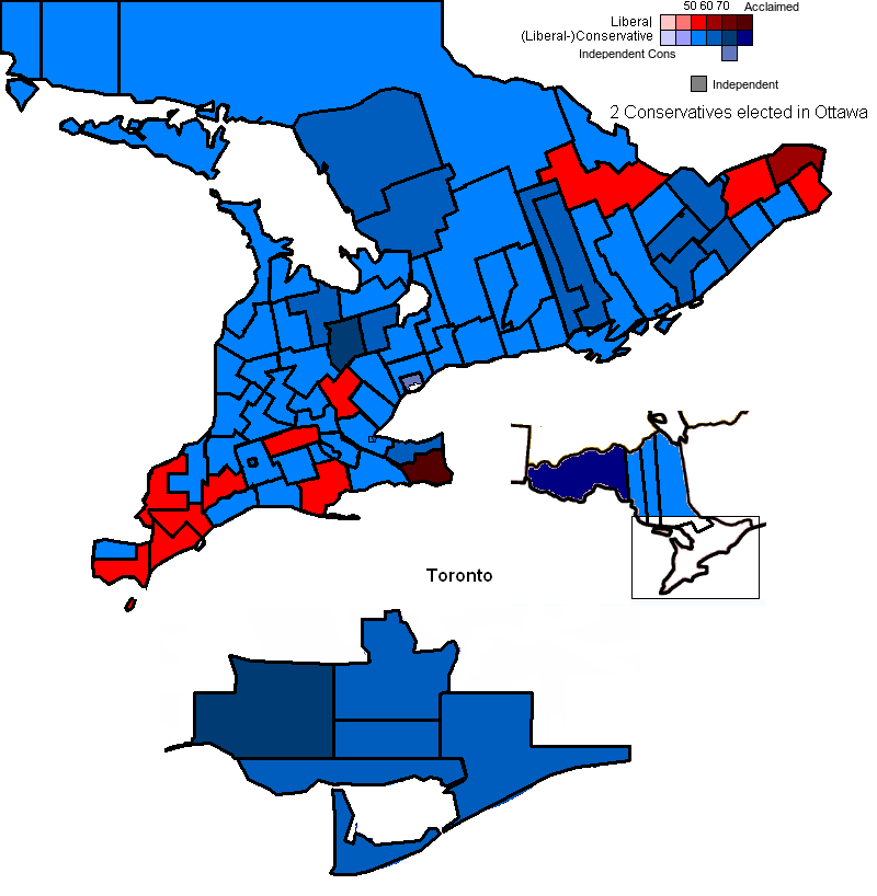 Canadian Election Atlas: Ontario federal election maps (1867-1911)
