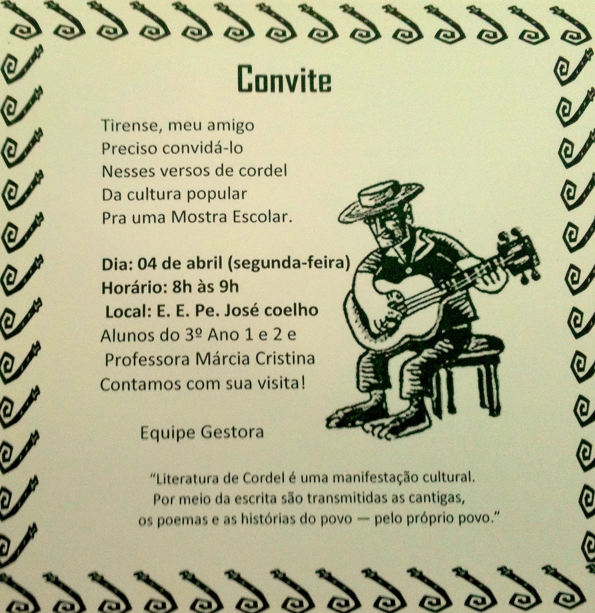 Blog PJCoelho Tiros MG Notícias Escolares 