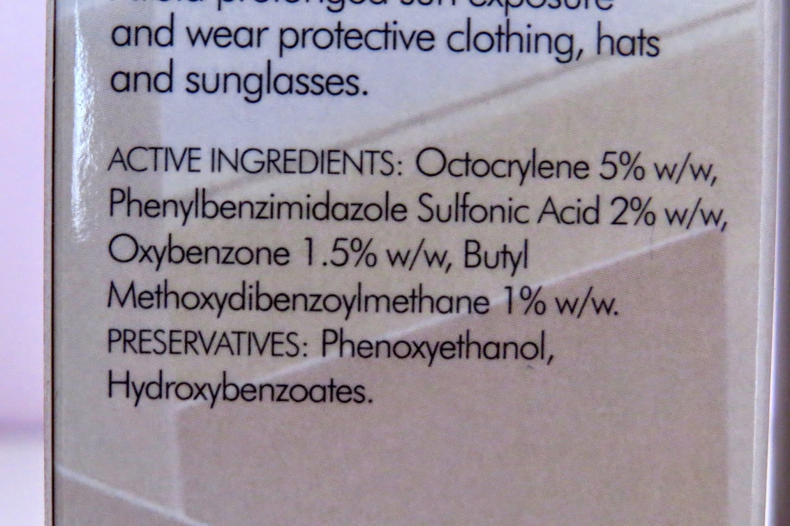 mecca sunscreen ingredients