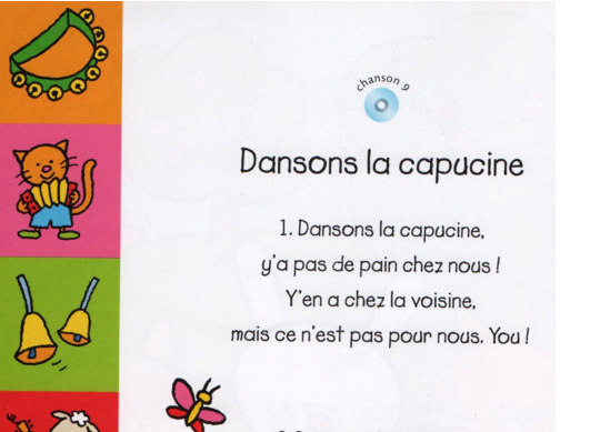 Nos comptines, chansons et jeux de doigts: Dansons la capucine