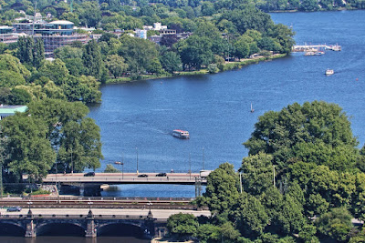 Hamburg Alster von oben Alster von oben, Hamburg Fotos kostenlos und lizenzfrei