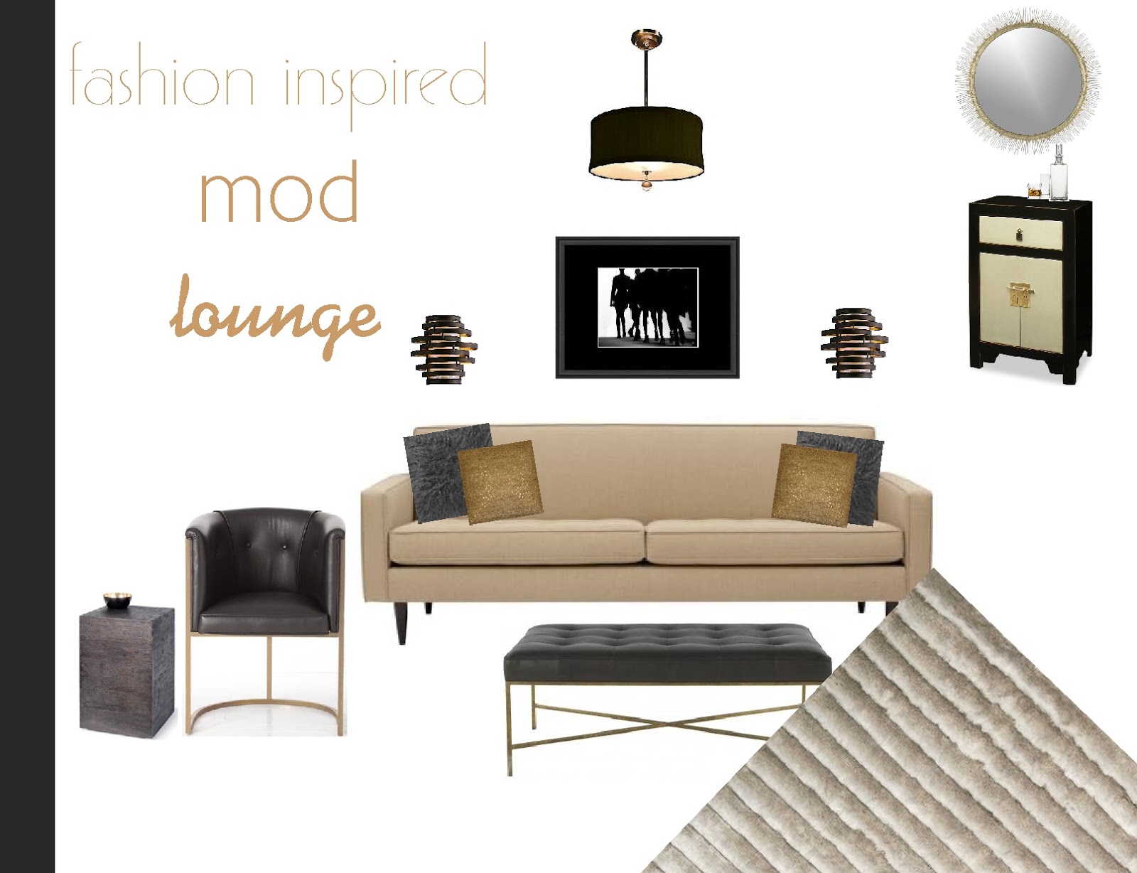 love it, live it: fashion inspired mod lounge ~ Bella Boho - Stylish Living